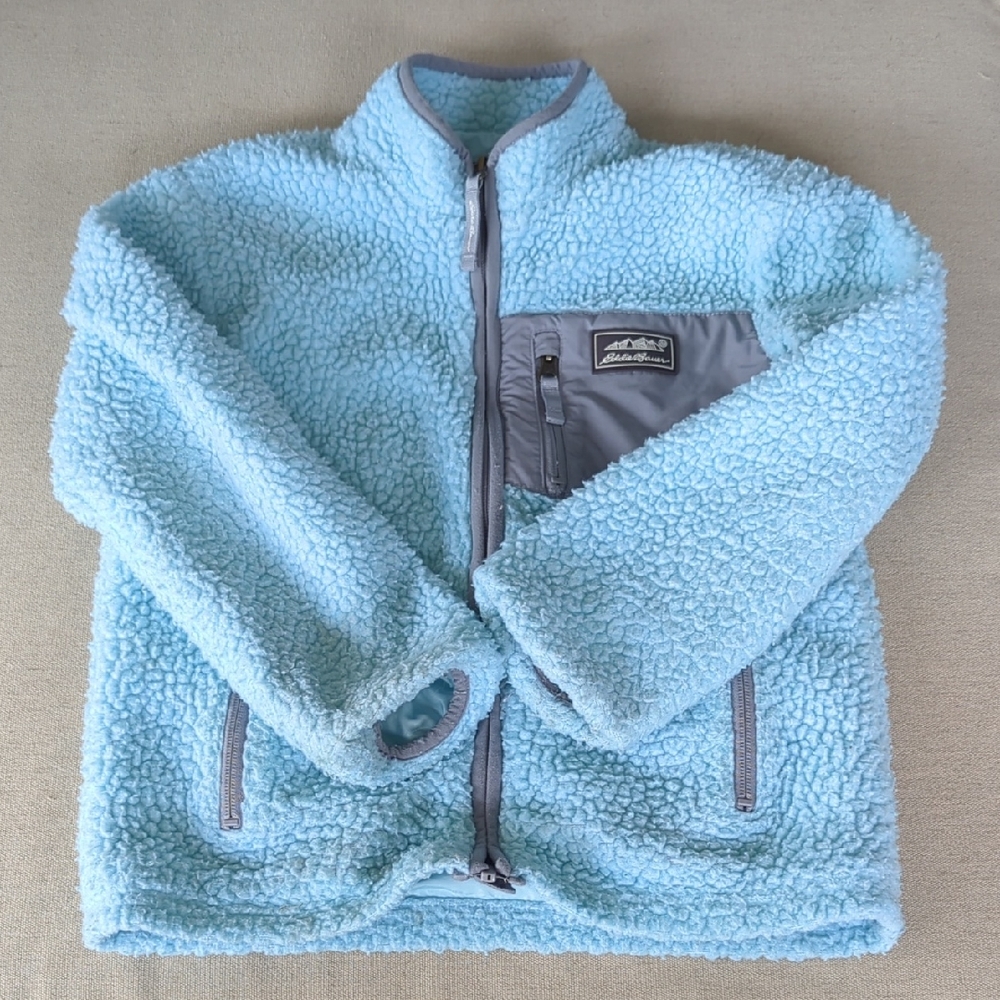 Eddie Bauer Sky Blue Fleece Jacket